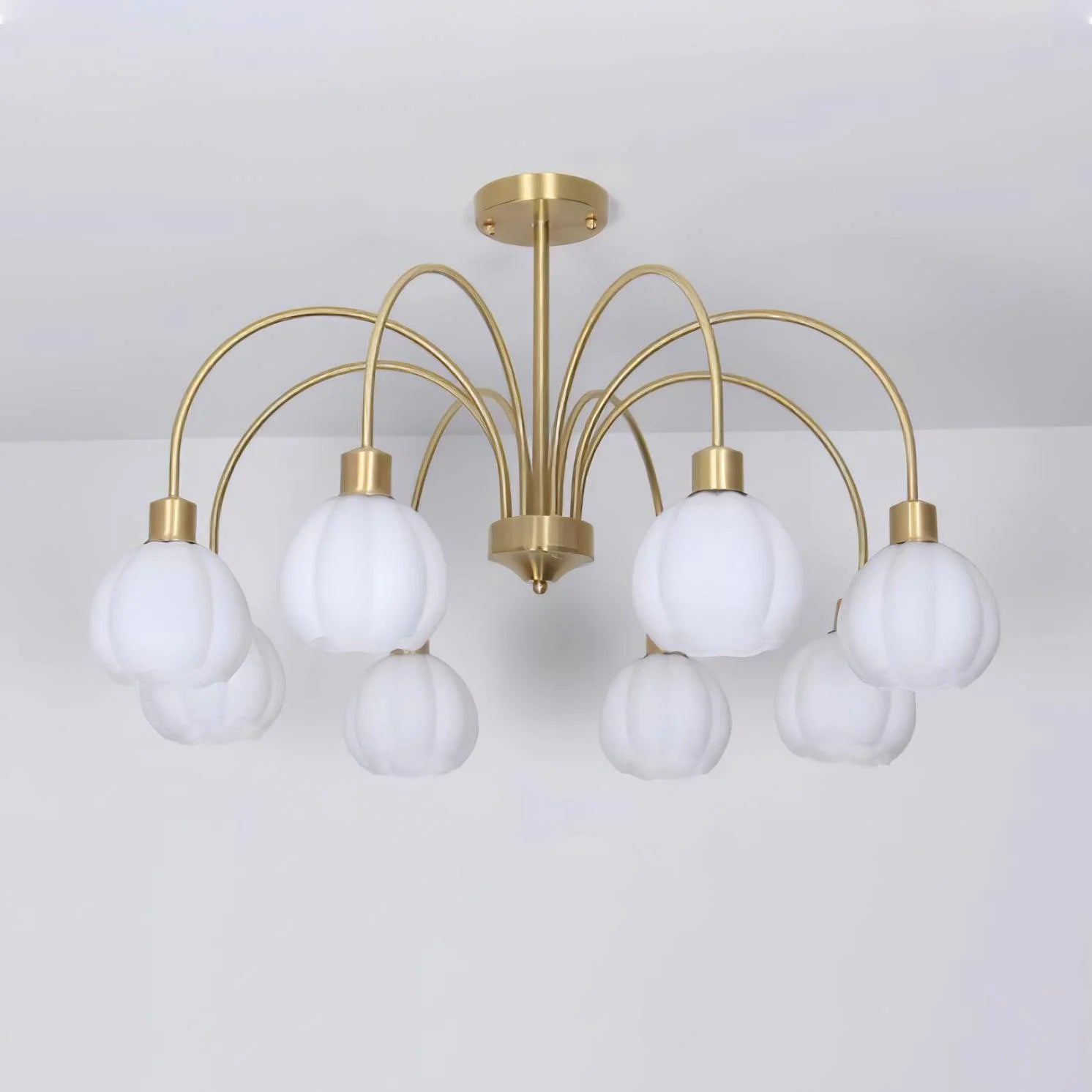 Modern French Gooseneck Chandelier 6