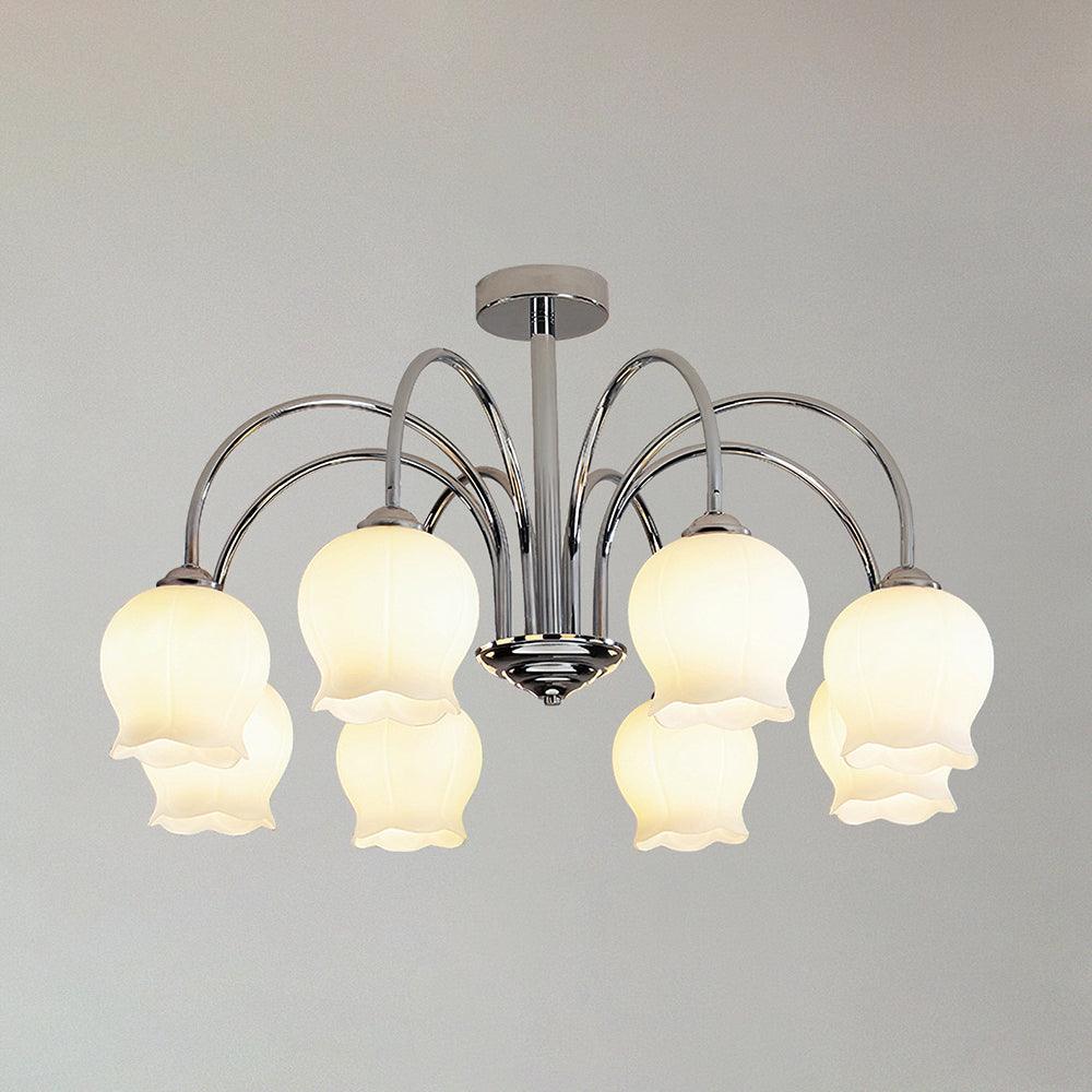 Modern Gooseneck Flower Chandelier 15