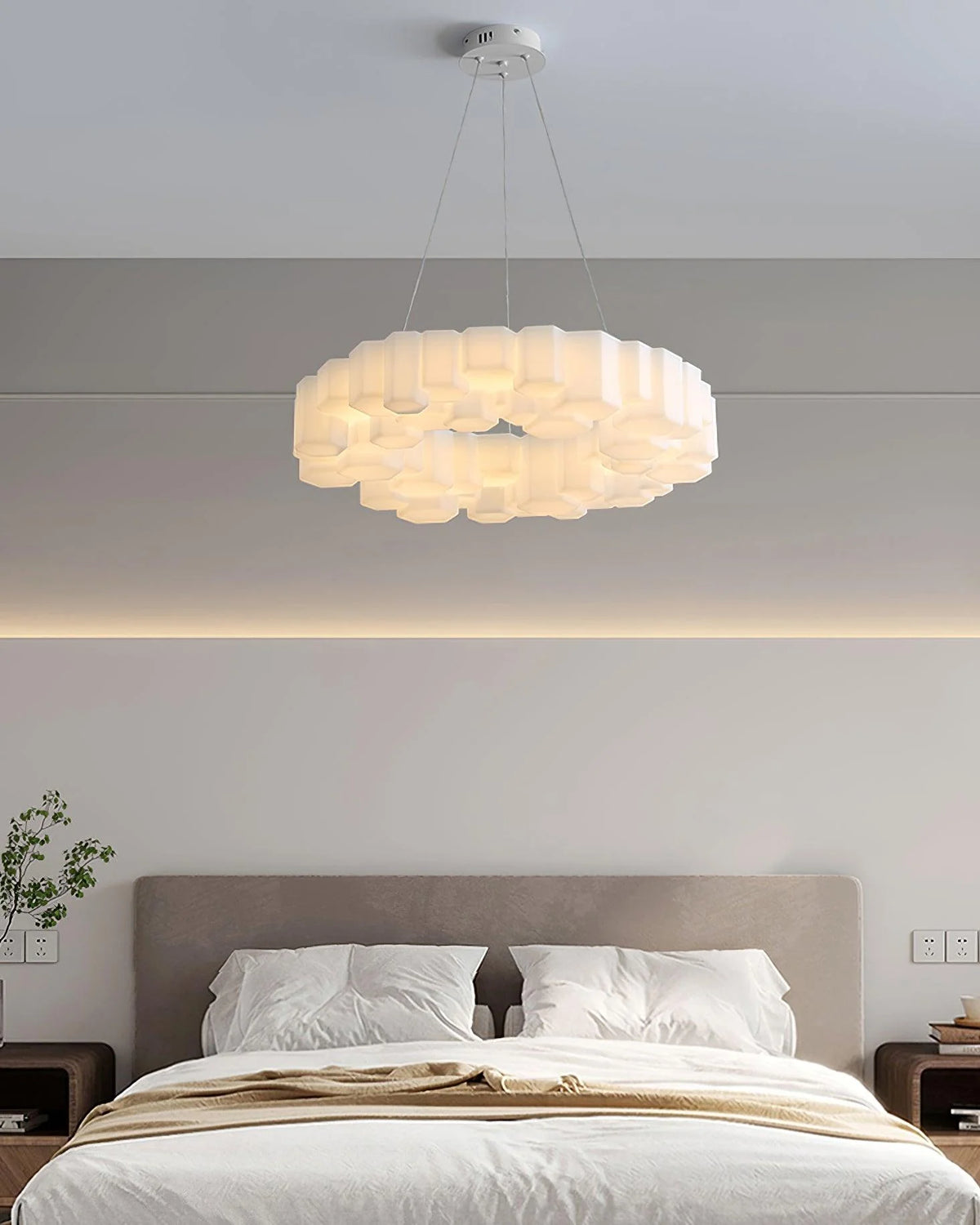 Modern Honeycomb Chandelier  11