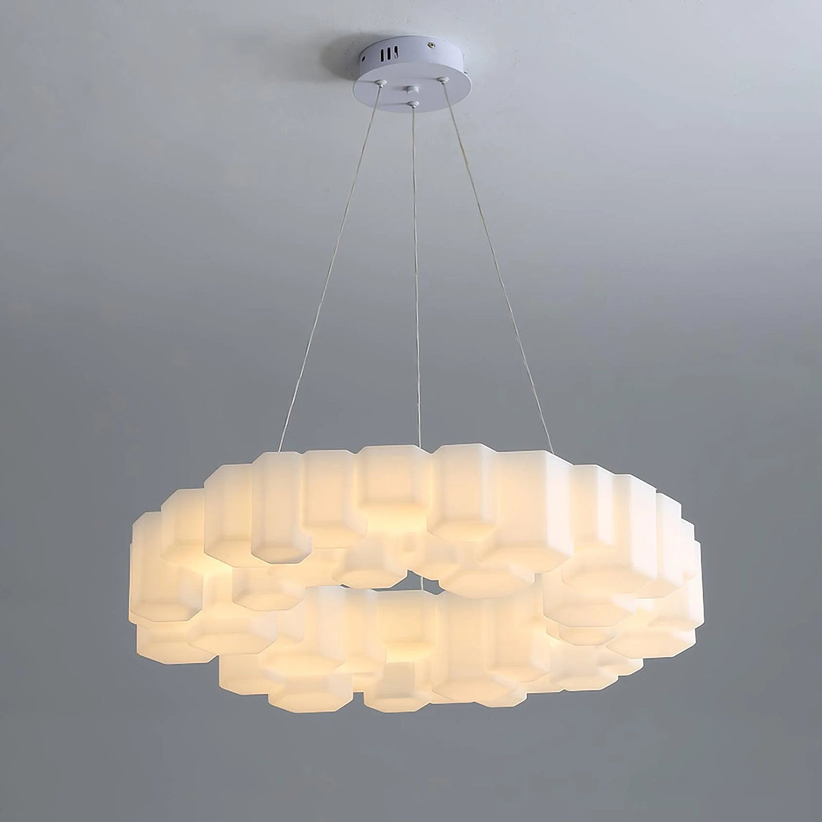 Modern Honeycomb Chandelier  14