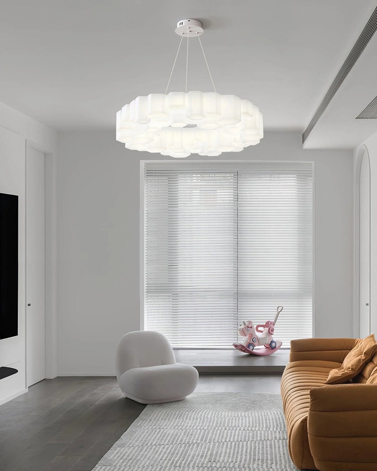 Modern Honeycomb Chandelier  16