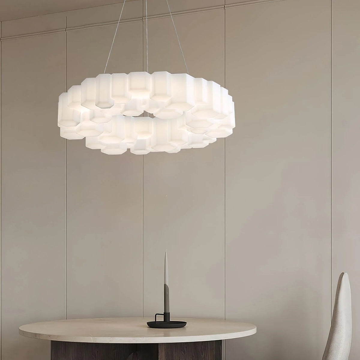 Modern Honeycomb Chandelier  9