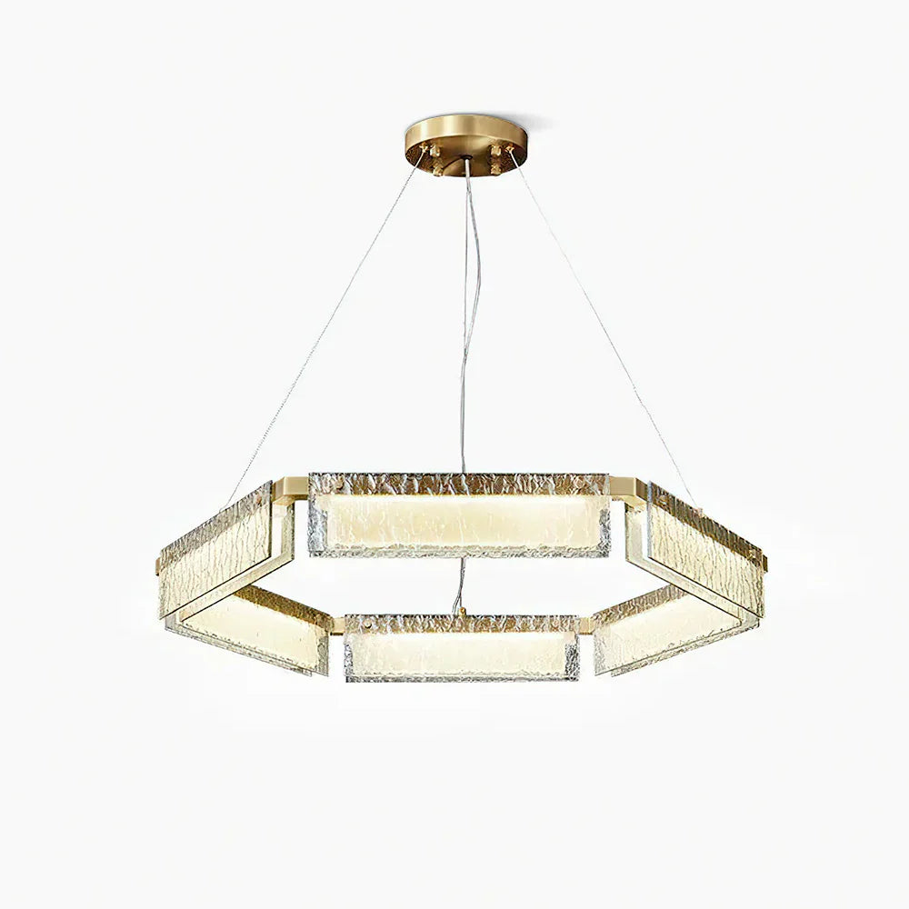 Modern Hubbardton Glass Chandelier 13