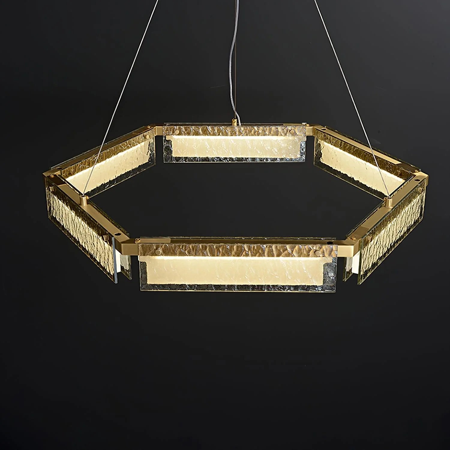 Modern Hubbardton Glass Chandelier 4