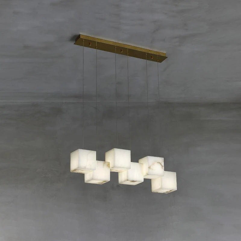 Modern Marble Box Chandelier 14