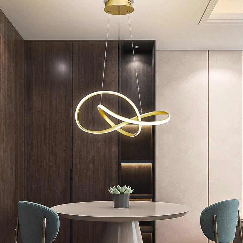 Modern Mobius Pendant Light 6