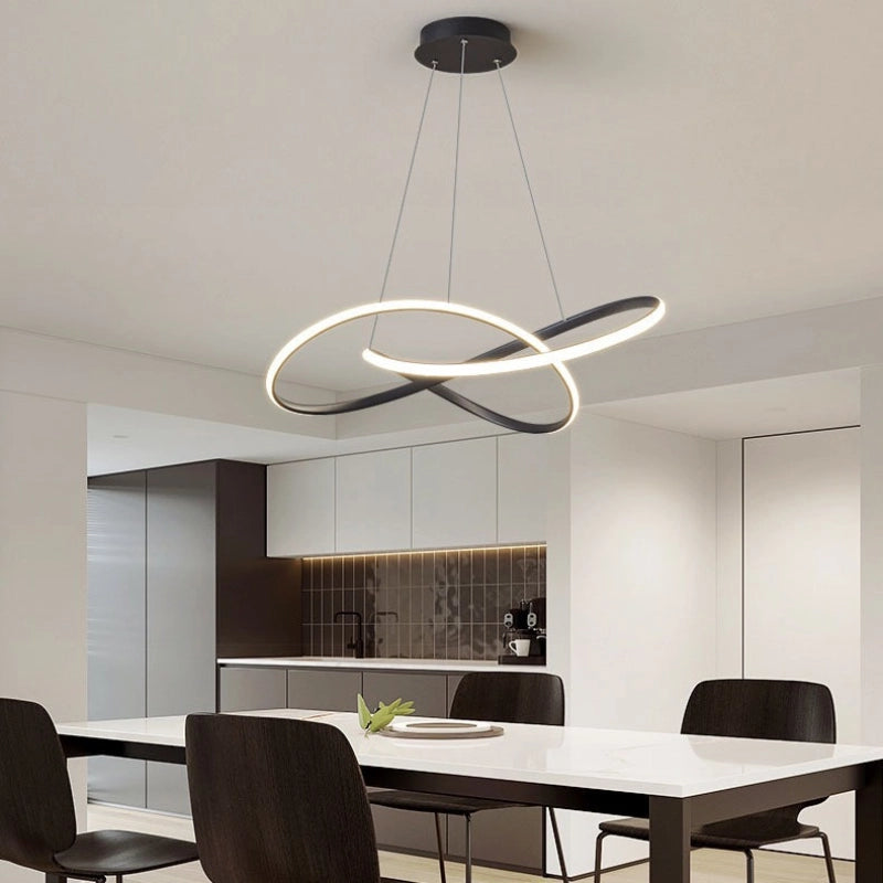 Modern Mobius Pendant Light 7