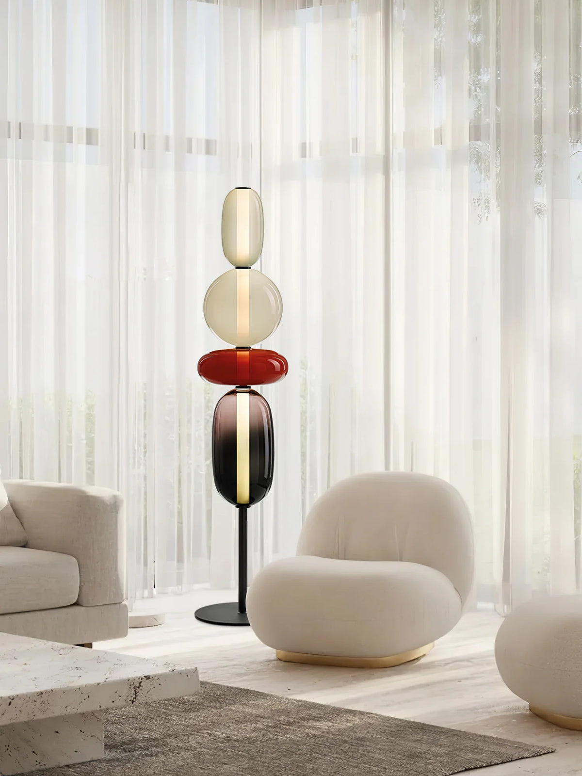 Modern Pebble Floor Lamp 26