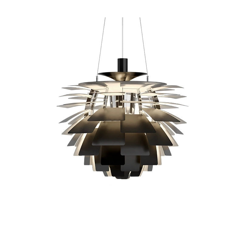 Modern_Pine_Cone_Chandelier_Black_Type