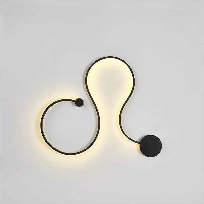 Modern_Serpentine_Wall_Light_A_Type_Black