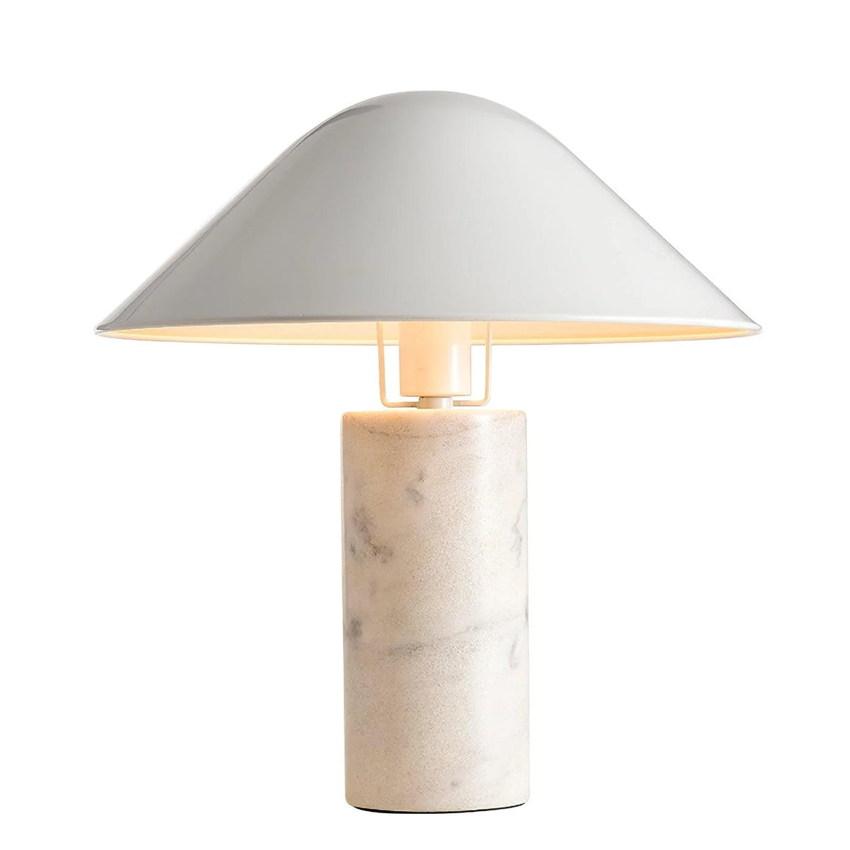 Modern White Flared Desk Lamp 23