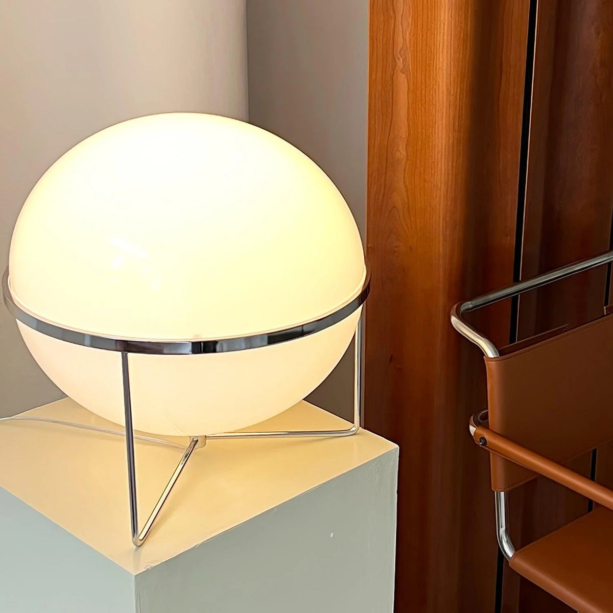 Modern Yellow Round Table Lamp-19