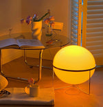 Modern Yellow Round Table Lamp-23