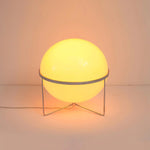 Modern Yellow Round Table Lamp bring  a warm feel