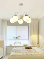 Modern cherry cream chandelier 12