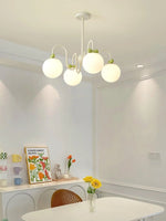 Modern cherry cream chandelier 14