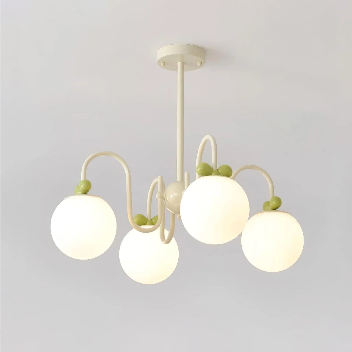 Modern cherry cream chandelier 17