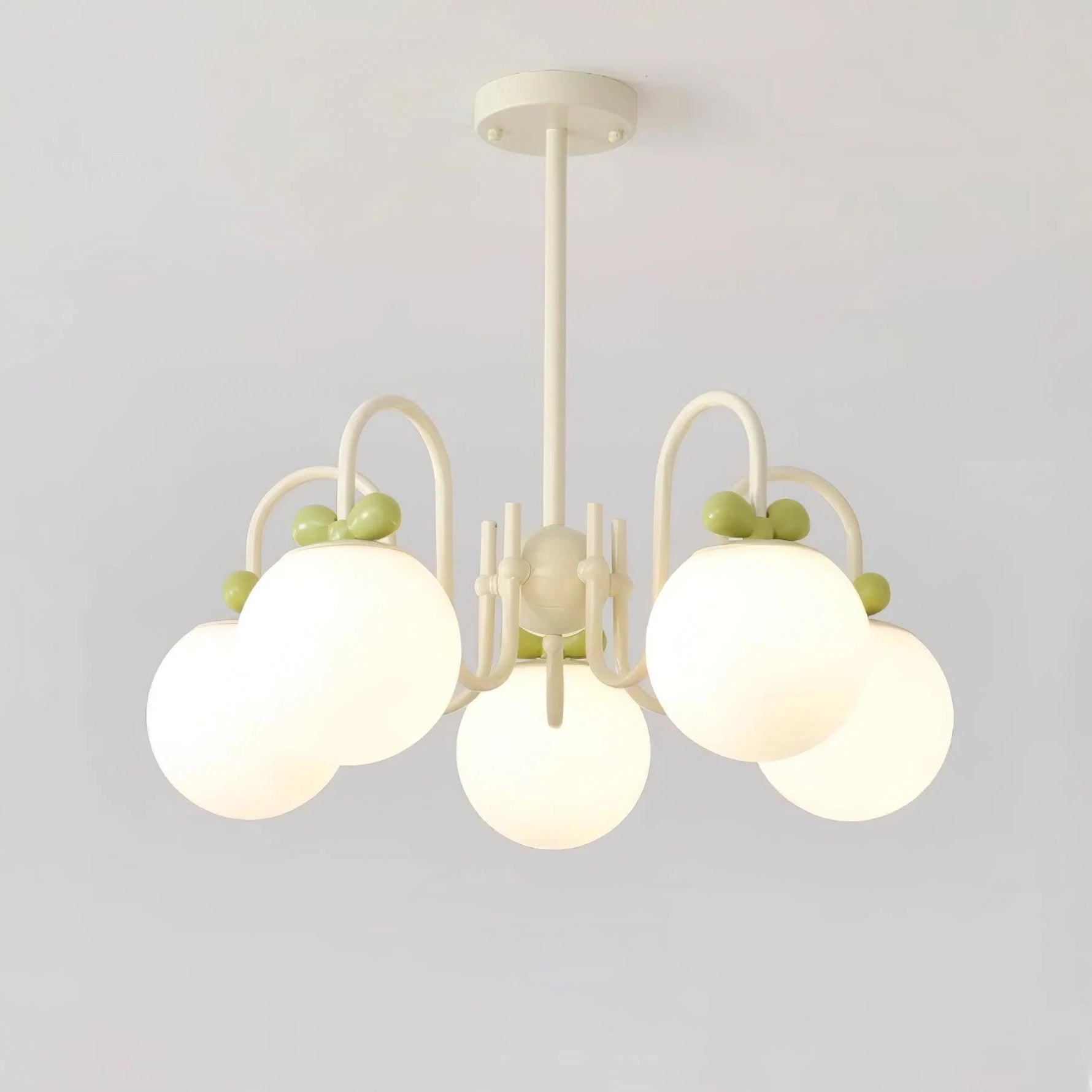 Modern cherry cream chandelier 18