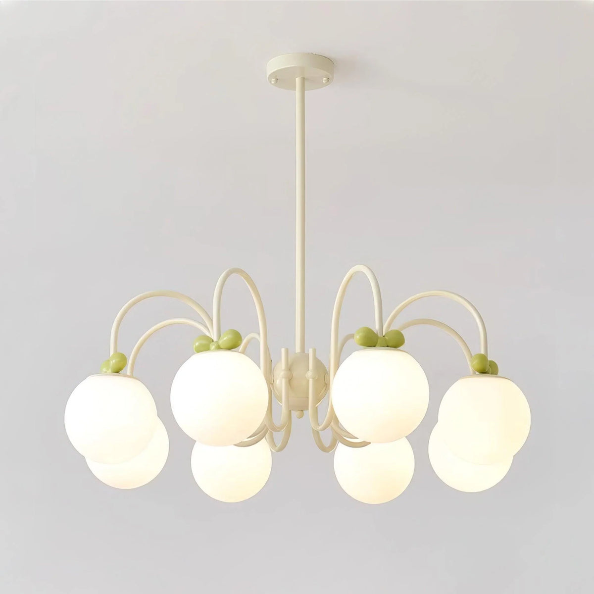 Modern cherry cream chandelier 20