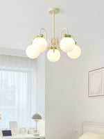 Modern cherry cream chandelier 4