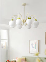 Modern cherry cream chandelier 8