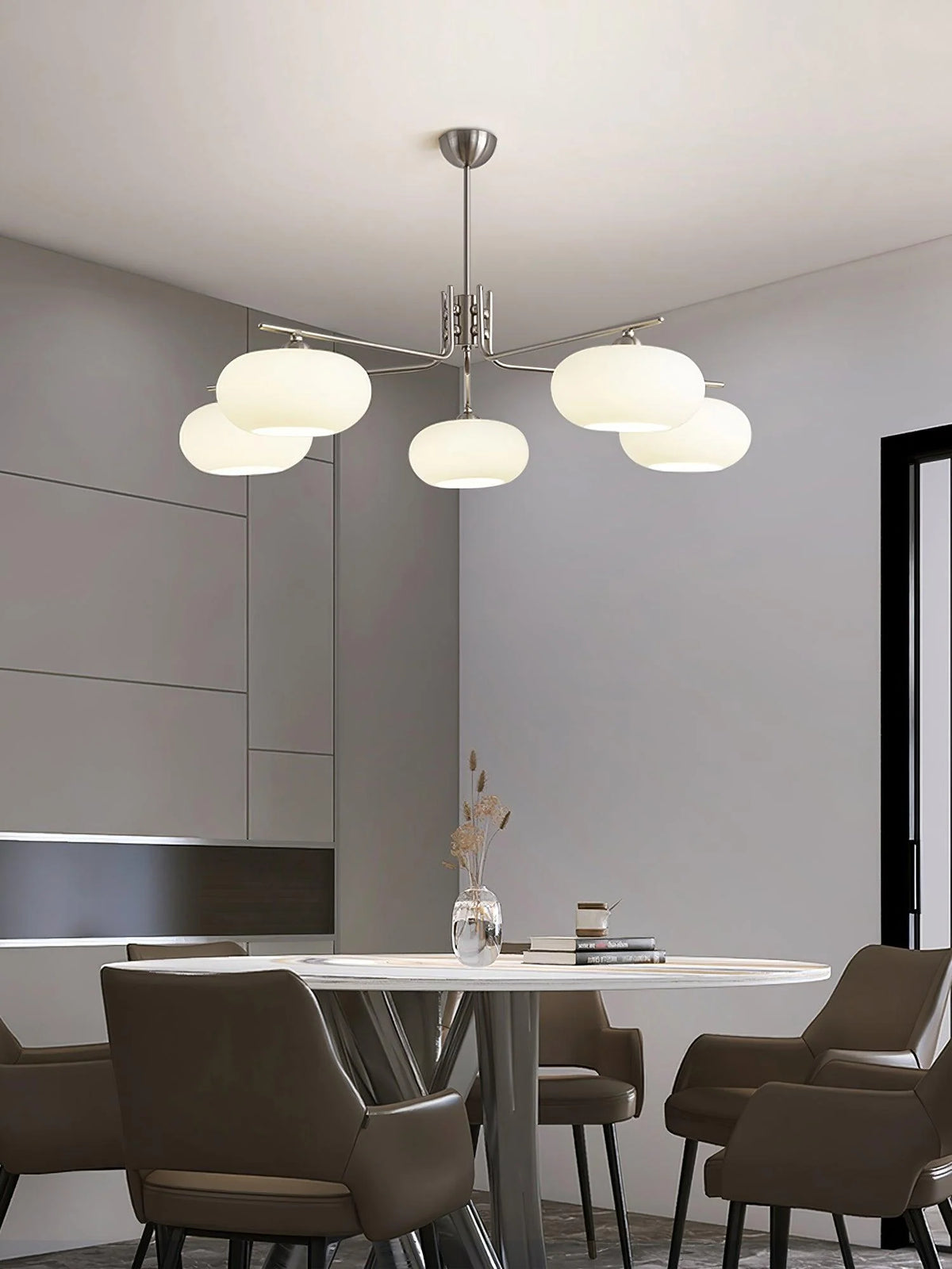 Modern simple multi-head chandelier 2