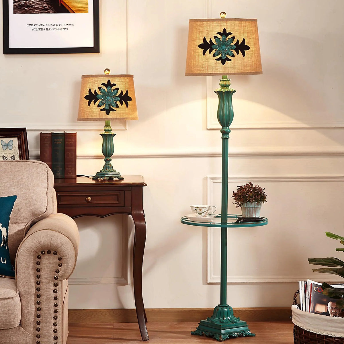 Morning Glory Table Lamp 14