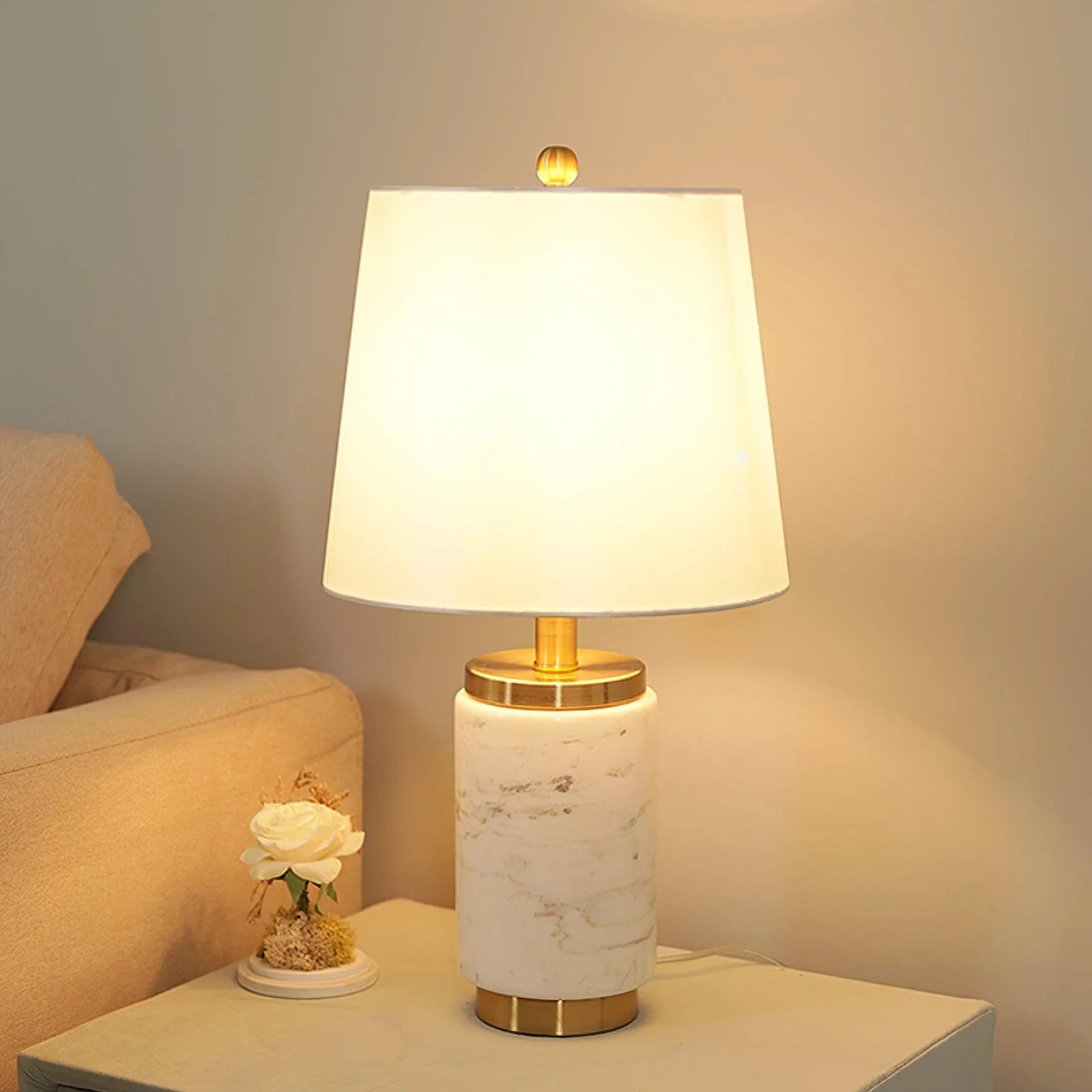 Nightstand Marble Table Lamp 3