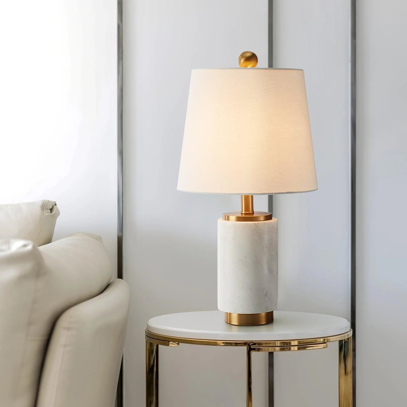 Nightstand Marble Table Lamp 5