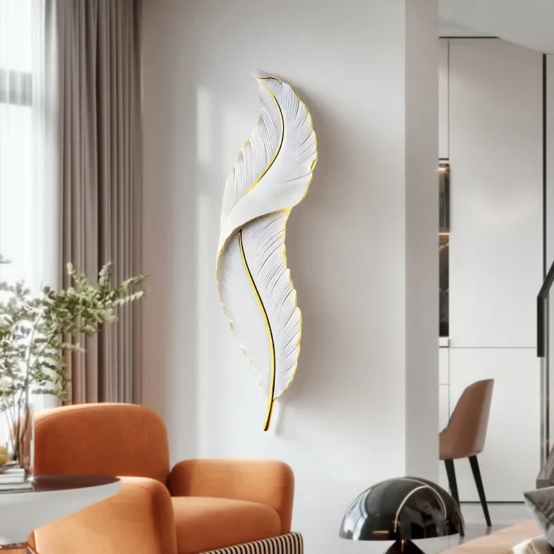 Nordic_3D_Feather_Wall_Lamp_7