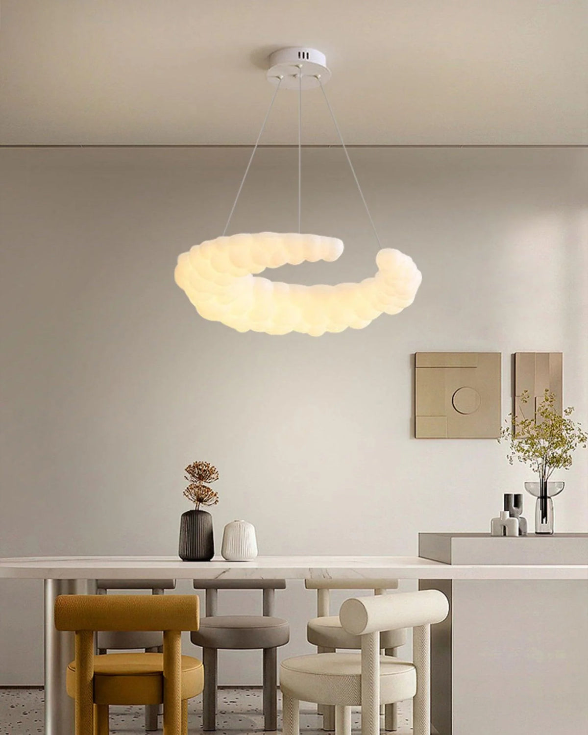 Nordic Cloud Halo LED Chandelier 7