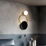 Nordic Metal Wall Sconce in the old house