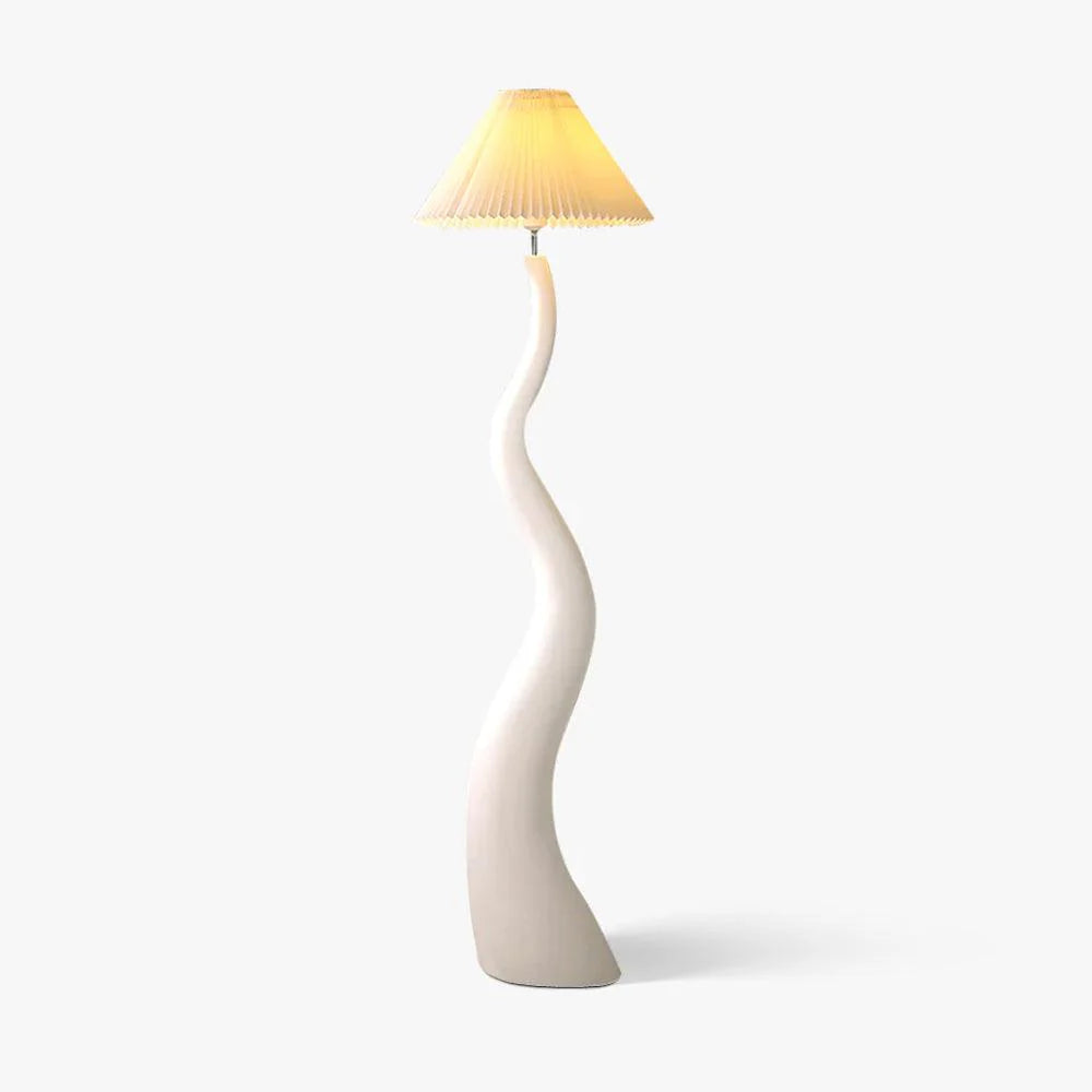 Nordic Twist Pleated Floor Lamp 1