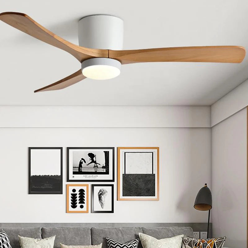 Nordic Wooden Ceiling Fan Light 10