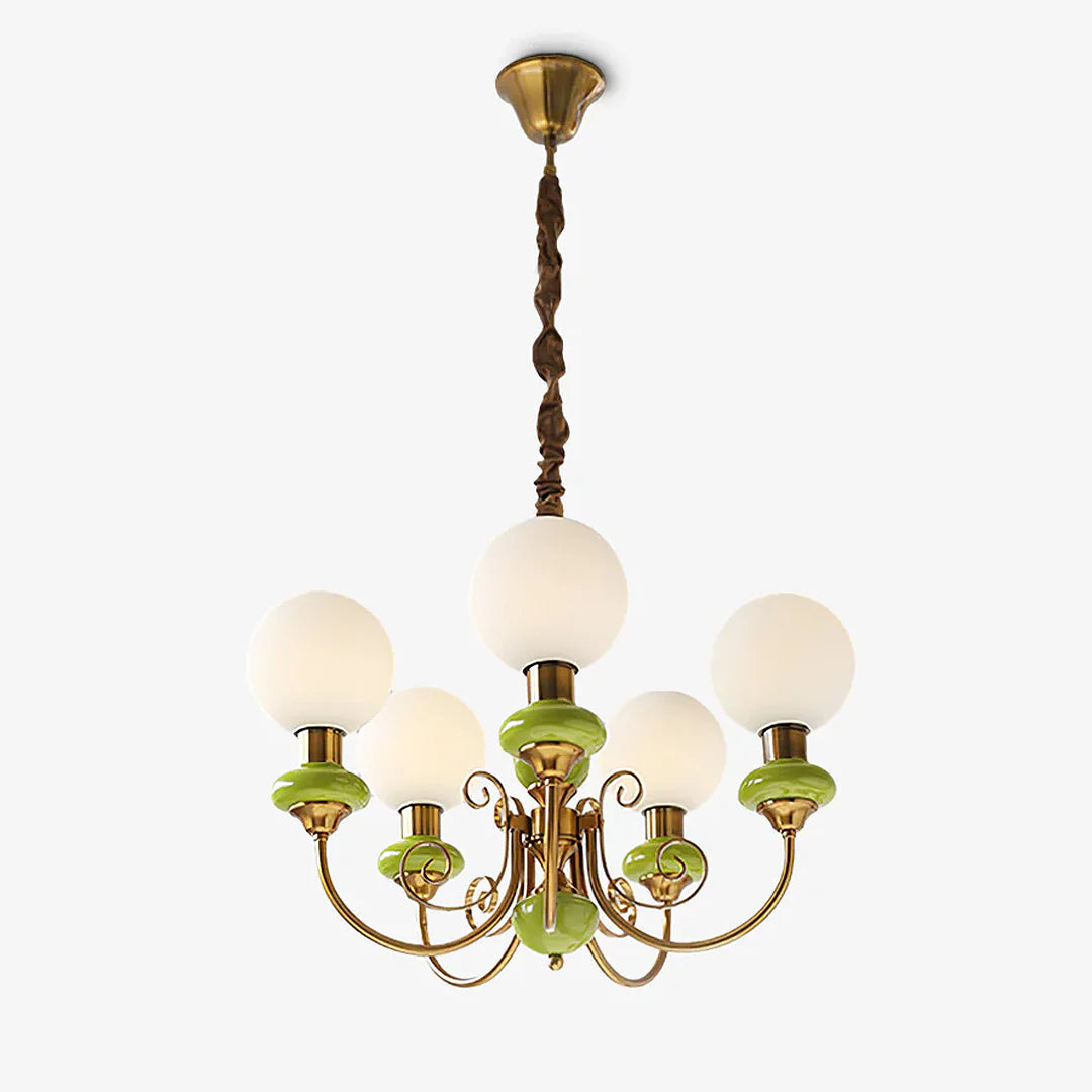 Onyx Glass Chandelier 1