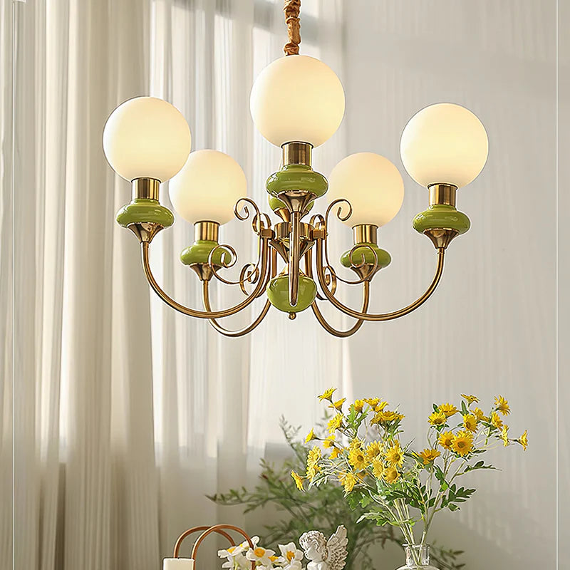 Onyx Glass Chandelier 12