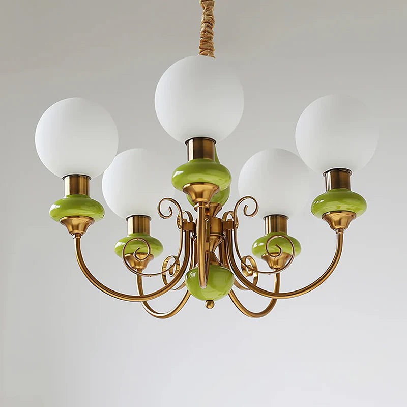 Onyx Glass Chandelier 9