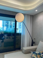 Opal Arc Floor Lamp 10