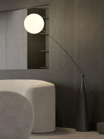 Opal Arc Floor Lamp 14