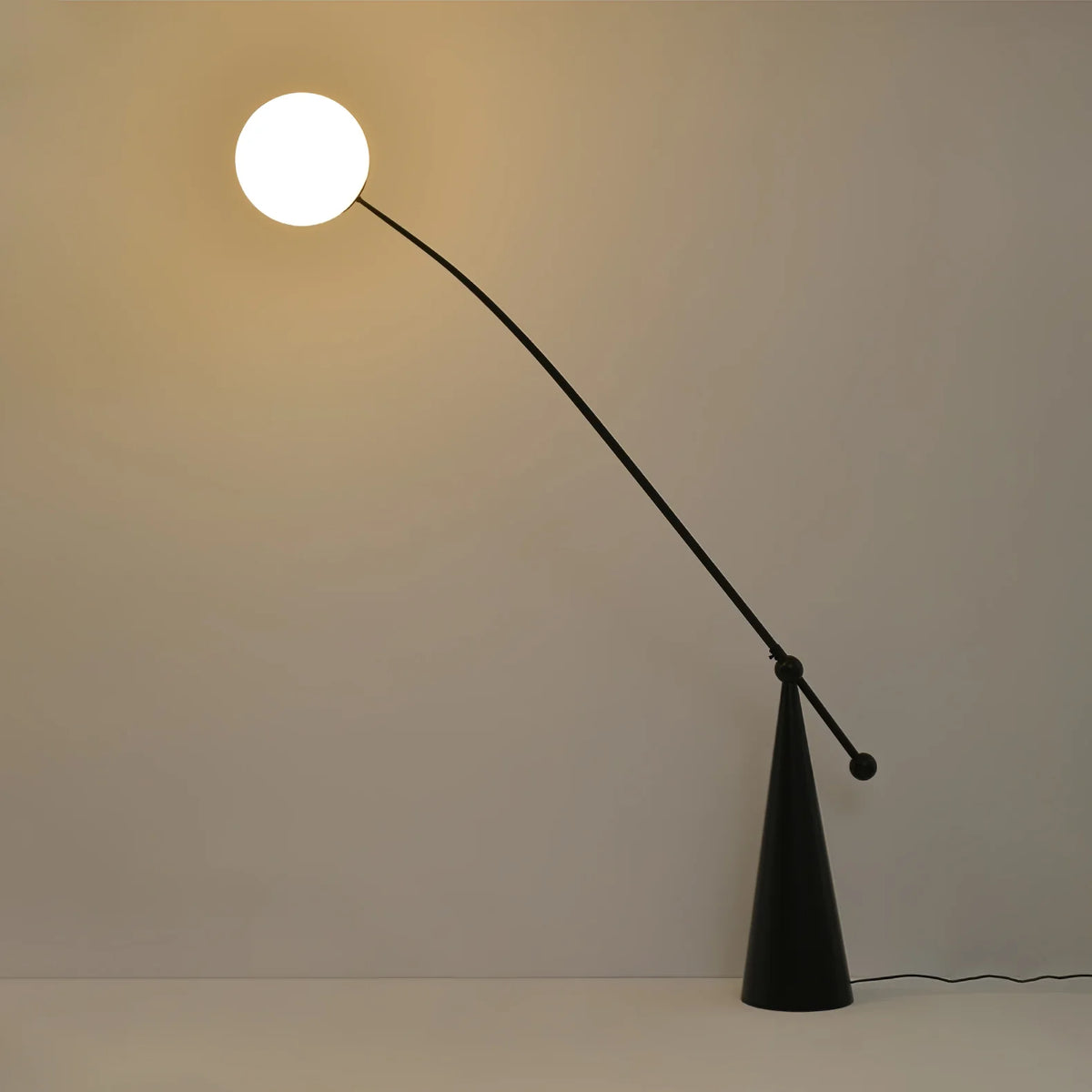 Opal Arc Floor Lamp 15