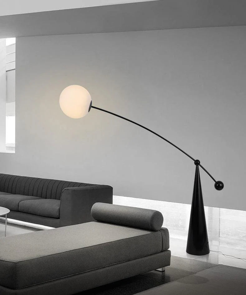 Opal Arc Floor Lamp 19