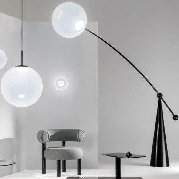 Opal Arc Floor Lamp 23