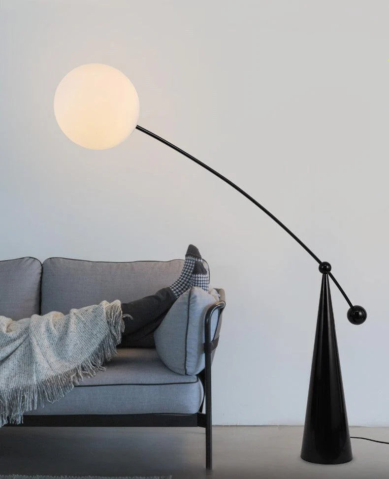 Opal Arc Floor Lamp 6