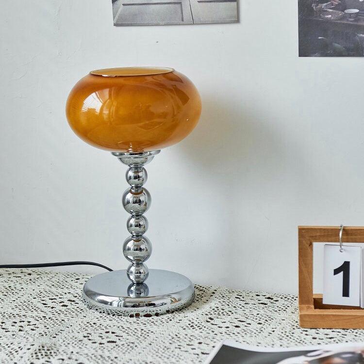 Oval Persimmon Table Lamp 11