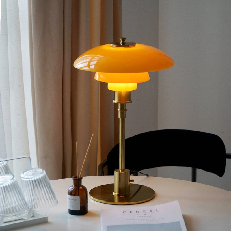 PH Table Lamp Orange and Gold