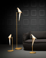 Paper Bird Floor Lamp 3