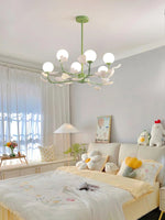 Pastoral Gingko Glass Chandelier 7