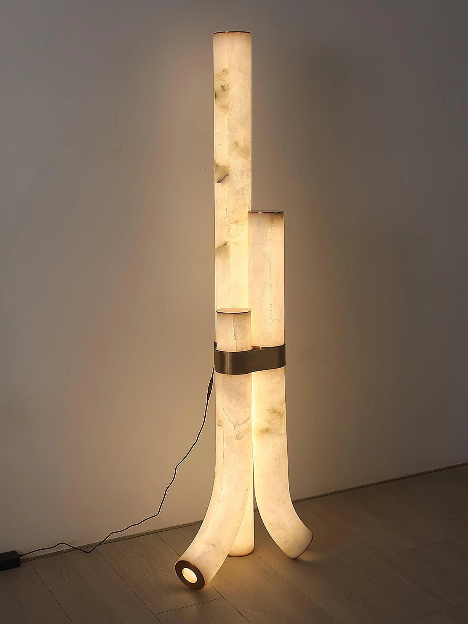 Pipe Plaster Floor Lamp 10