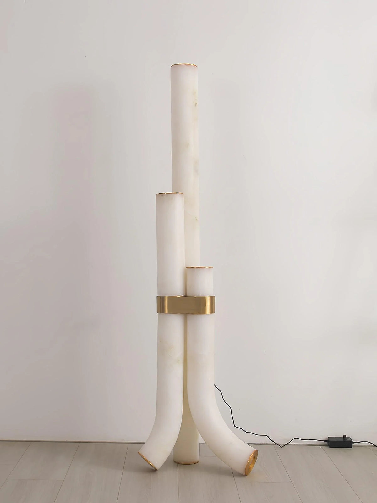 Pipe Plaster Floor Lamp 29