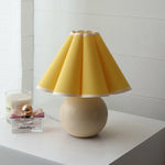 Plaid Pleated Desk Lamp-8